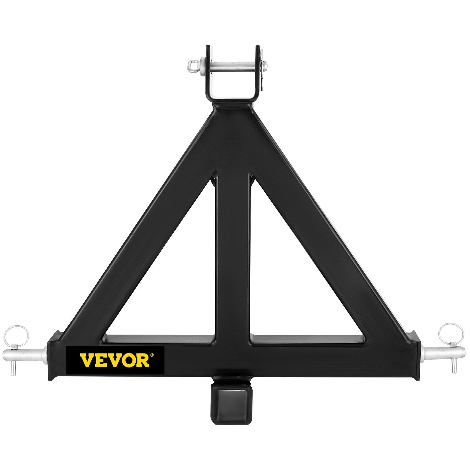 VEVOR 3 Point 2 Receiver Trailer 44lbs Tow Hitch Category 1 Attachment Tractor