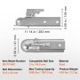 VEVOR rak släpvagnskoppling, för 2-tums dragkula, 2-tums kanal, 3500 lbs kapacitet, tung släpvagnskoppling, idealisk för bogsering av stationsvagnar, pickuptruckar, stadsjeepar, förzinkad yta