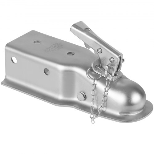 VEVOR Heavy-Duty Trailer Coupler Hitch - Adjustable, Cast Iron/Steel, Up To 15,000 Lbs