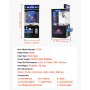 VEVOR Claw Crane Machine, Medium-Sized Arcade Game Machine with Light & Sound, Adjustable Steel Claws, Precise Toy Candy Grabber Prize Dispenser Vending Toy, for Commercial Home Cinema, Black Purple