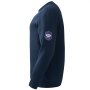 VEVOR FR Shirts, Flame Resistant Long Sleeve Clothing Lightweight 7 oz Breathable Cotton, Men's Fire Retardant Work Shirt with Pre-shrink Treatment & Pocket, for Welders,Electricians,Navy Blue 2XL