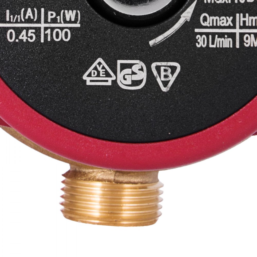 LPS25/8-180 3 Speed Brass Solar Hot Water Heater Circulator Circulation Pump