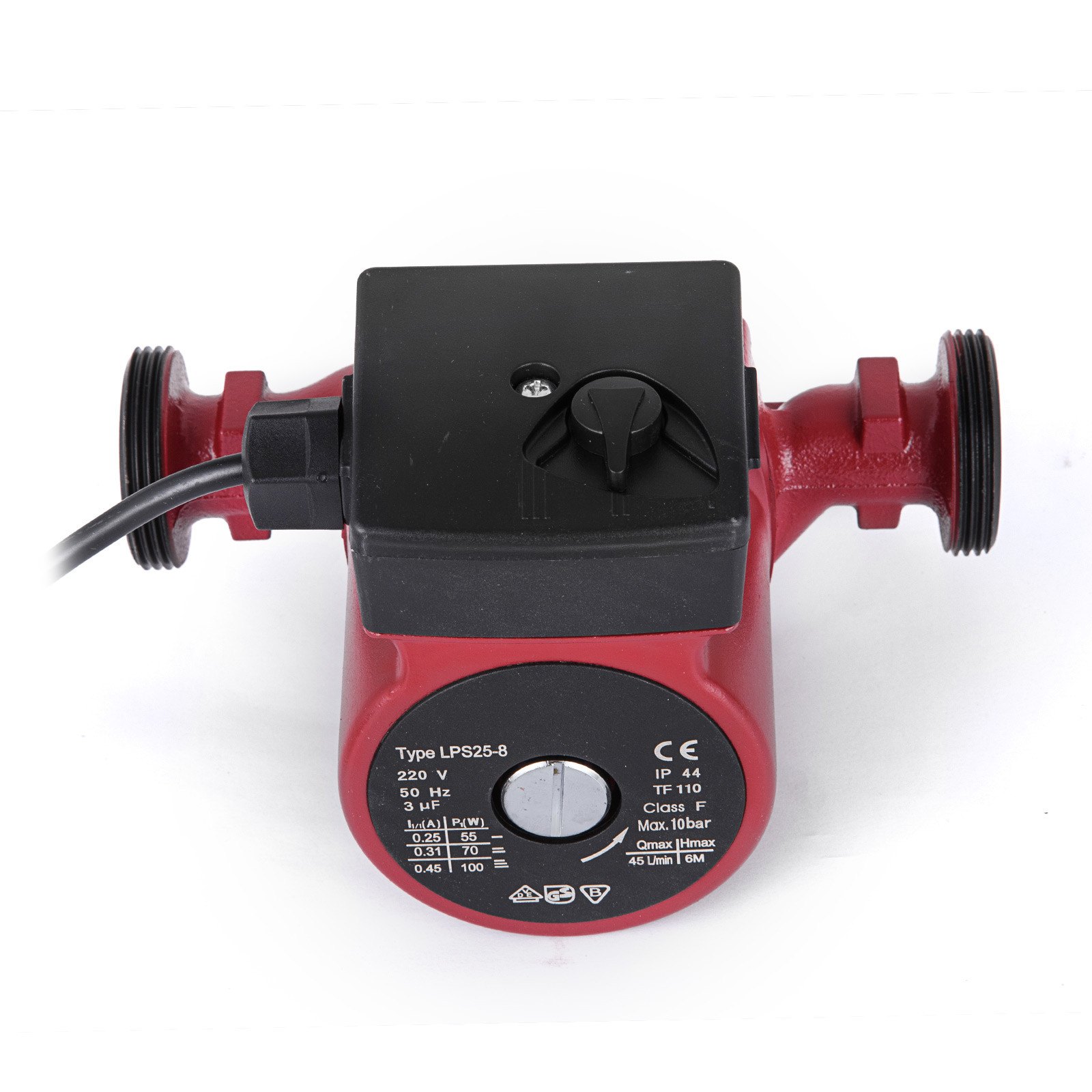 New 3-Speed Water Circulation Pump LPS25-8 For Hot Water Heating System