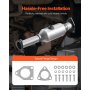 Catalytic Converter Compatible with Honda Accord 2.4L 2003-2007 2.4L L4 Rear