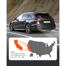 VEVOR Catalytic Converter, Compatible with Honda Accord 2.4L 2003 2004 2005 2006 2007, 2.4L L4 Engine, Rear, Replacement OE 16299, Stainless Steel Material, for Quick Exhaust Gas Purification