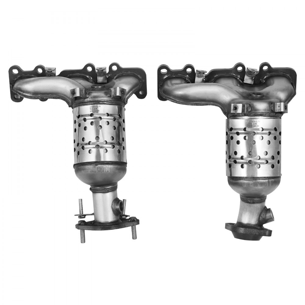 Convertidor catalítico VEVOR (paquete de 2), compatible con Ford Police Interceptor Sedan Explorer FLEX Police Interceptor Utility Taurus/Lincoln MKS MKT MKZ, 3.5 L V6, delantero, izquierdo, derecho, repuesto OE 30585
