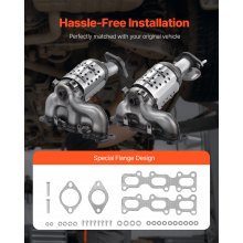 Catalytic Converter Compatible with Ford and Lincoln 3.5L V6 Front Left Right
