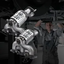 VEVOR Catalytic Converter, 2 Pack, Compatible with Ford Police Interceptor Sedan Explorer FLEX Police Interceptor Utility Taurus/Lincoln MKS MKT MKZ, 3.5L V6, Front, Left, Right, Replacement OE 30585