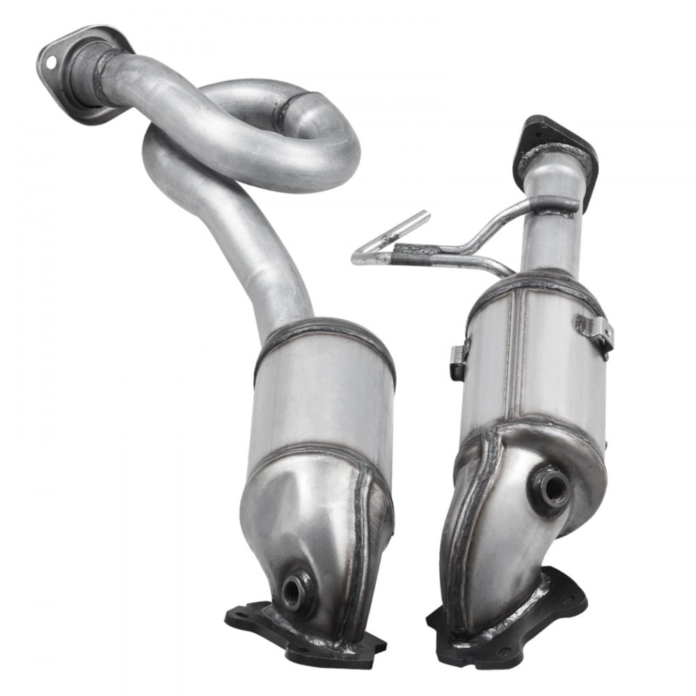 VEVOR Catalytic Converter, 2 Pack, Compatible with 2012-2017 Jeep Wrangler 3.6L V6, Front, Replacement OE 641511, Stainless Steel Material High Flow Catalytic Converter, for Exhaust Gas Purification