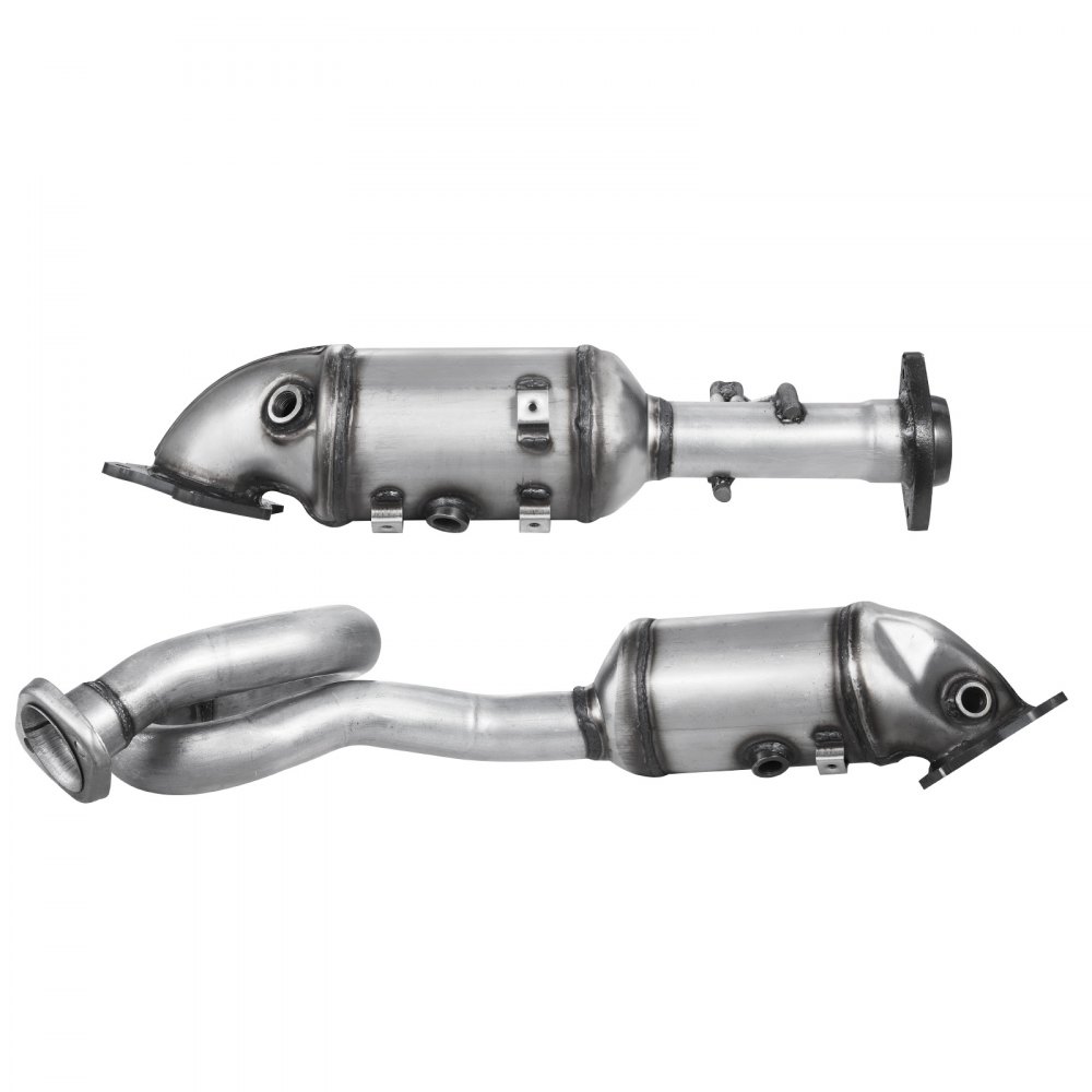 VEVOR Catalytic Converter, 2 Pack, Compatible with 2012-2017 Jeep Wrangler 3.6L V6, Front, Replacement OE 641511, Stainless Steel Material High Flow Catalytic Converter, for Exhaust Gas Purification