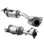 VEVOR Catalytic Converter, 2 Pack, Compatible with 2012-2017 Jeep Wrangler 3.6L V6, Front, Replacement OE 641511, Stainless Steel Material High Flow Catalytic Converter, for Exhaust Gas Purification