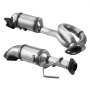 VEVOR Catalytic Converter, 2 Pack, Compatible with 2012-2017 Jeep Wrangler 3.6L V6, Front, Replacement OE 641511, Stainless Steel Material High Flow Catalytic Converter, for Exhaust Gas Purification