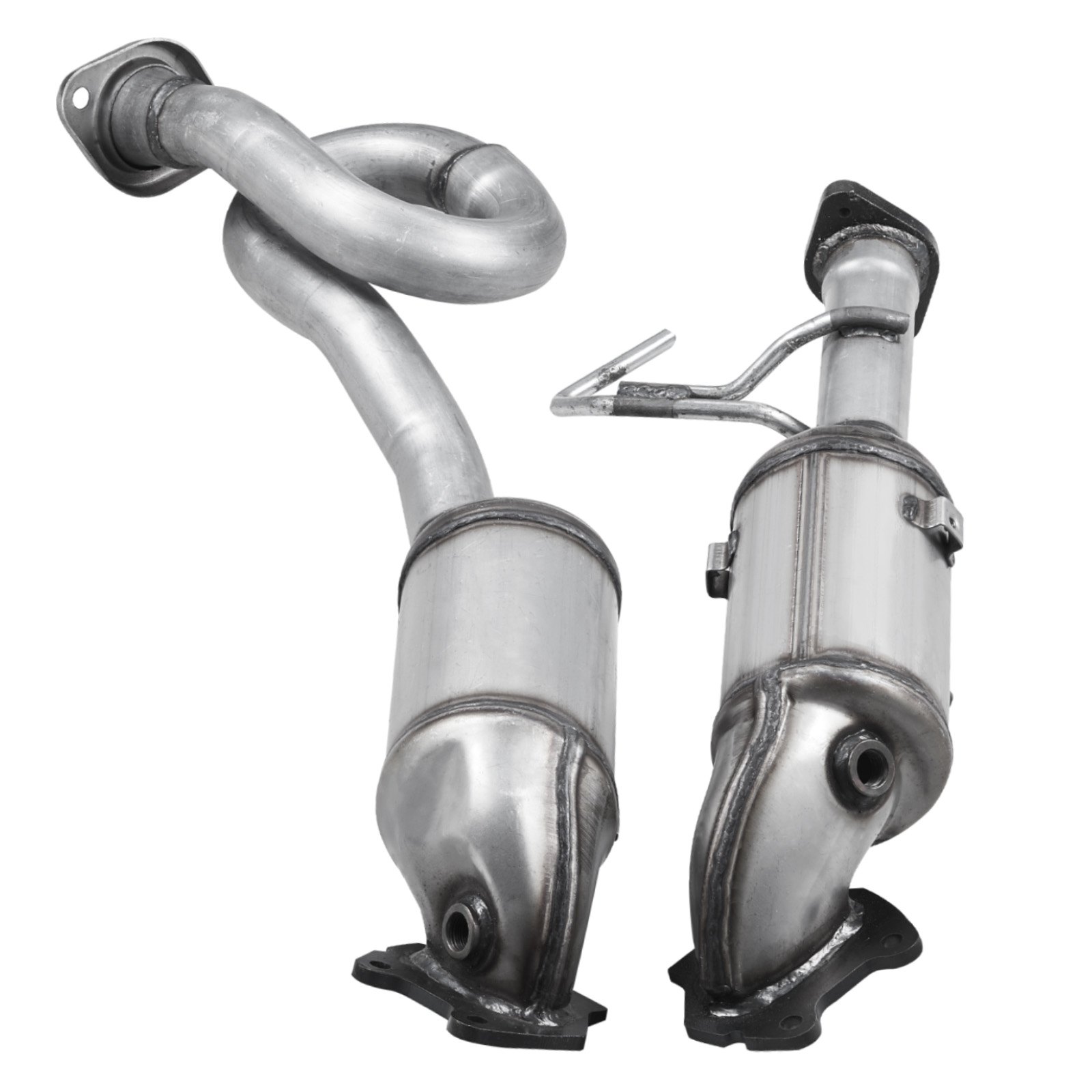VEVOR Catalytic Converter, 2 Pack, Compatible with 2012-2017 Jeep Wrangler 3.6L V6, Front, Replacement OE 641511, Stainless Steel Material High Flow Catalytic Converter, for Exhaust Gas Purification