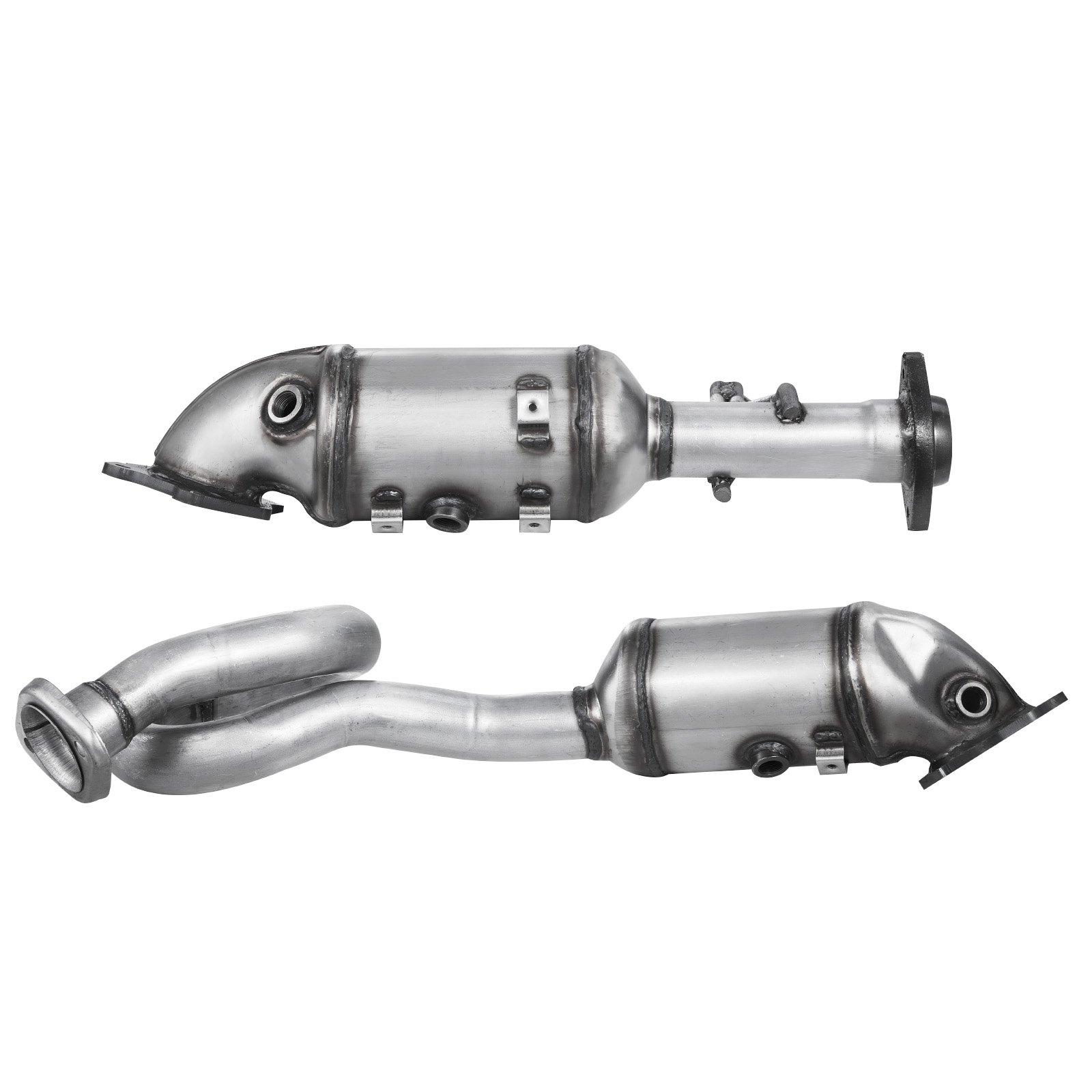 VEVOR Catalytic Converter, 2 Pack, Compatible with 2012-2017 Jeep Wrangler 3.6L V6, Front, Replacement OE 641511, Stainless Steel Material High Flow Catalytic Converter, for Exhaust Gas Purification