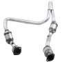 VEVOR Catalytic Converter, 2 Pack, Compatible with 2007-2009 Jeep Wrangler 3.8L V6, Front, Right, Replacement OE 50482, Stainless Steel Material High Flow Converter, for Exhaust Gas Purification