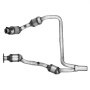VEVOR Catalytic Converter, 2 Pack, Compatible with 2007-2009 Jeep Wrangler 3.8L V6, Front, Right, Replacement OE 50482, Stainless Steel Material High Flow Converter, for Exhaust Gas Purification