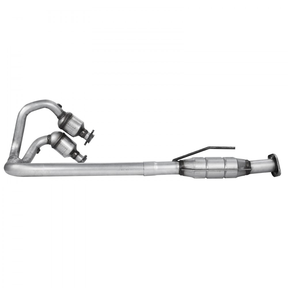VEVOR Catalytic Converter, 2 Pack, Compatible with 2004-2006 Jeep Wrangler 4.0L L6, Front, Rear, Replacement OE 645174, Stainless Steel Material High Flow Converter, for Exhaust Gas Purification