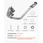 VEVOR Catalytic Converter, 2 Pack, Compatible with 2004-2006 Jeep Wrangler 4.0L L6, Front, Rear, Replacement OE 645174, Stainless Steel Material High Flow Converter, for Exhaust Gas Purification