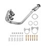 Catalytic Converter Compatible with 2004-2006 Jeep Wrangler 4.0L L6 Front Rear