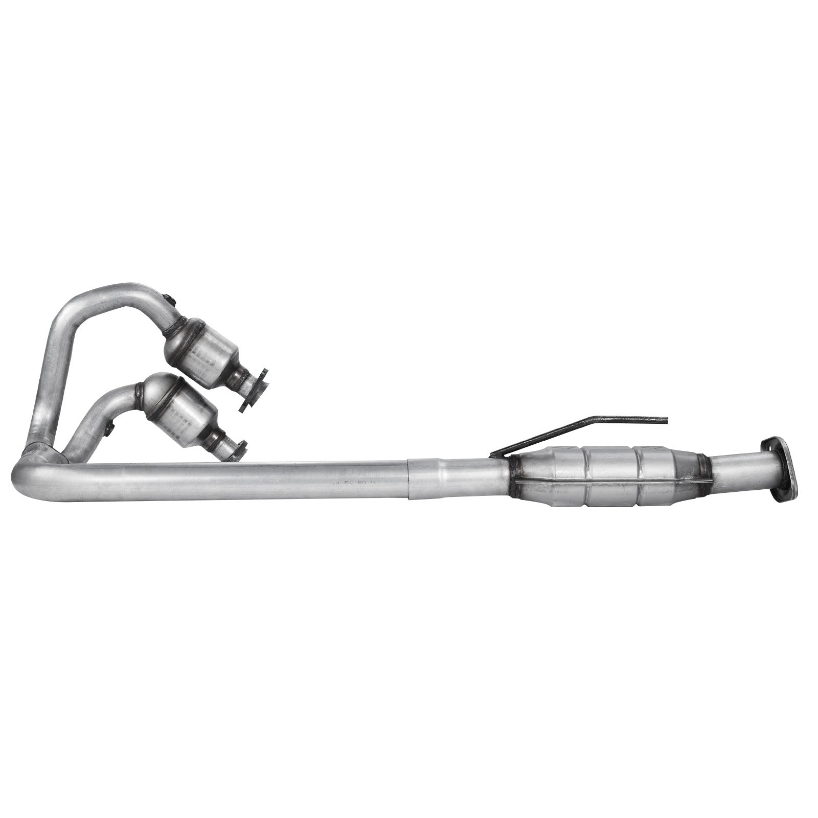 VEVOR Catalytic Converter, 2 Pack, Compatible with 2004-2006 Jeep Wrangler 4.0L L6, Front, Rear, Replacement OE 645174, Stainless Steel Material High Flow Converter, for Exhaust Gas Purification