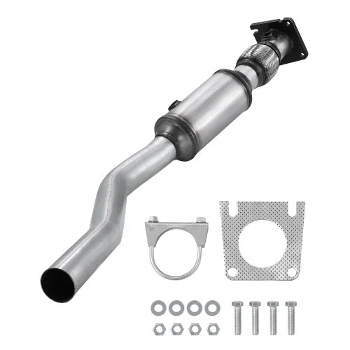 VEVOR Catalytic Converter, Compatible with Chrysler 200 Sebring/Dodge Avenger Caliber Journey /Jeep Compass Patriot, 2.4L L4, Front, Replacement OE 54735, Stainless Steel, for Exhaust Gas Purification