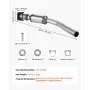 VEVOR Catalytic Converter, Compatible with Chrysler 200 Sebring/Dodge Avenger Caliber Journey /Jeep Compass Patriot, 2.4L L4, Front, Replacement OE 54735, Stainless Steel, for Exhaust Gas Purification