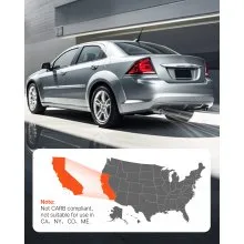 VEVOR Catalytic Converter, Compatible with Chrysler 200 Sebring/Dodge Avenger Caliber Journey /Jeep Compass Patriot, 2.4L L4, Front, Replacement OE 54735, Stainless Steel, for Exhaust Gas Purification