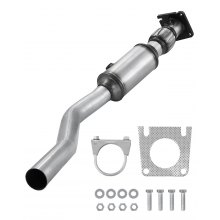 VEVOR Catalytic Converter, Compatible with Chrysler 200 Sebring/Dodge Avenger Caliber Journey /Jeep Compass Patriot, 2.4L L4, Front, Replacement OE 54735, Stainless Steel, for Exhaust Gas Purification