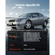 VEVOR Catalytic Converter, Compatible with Nissan Frontier NV1500 NV2500 NV3500 Pathfinder Xterra/Suzuki Equator, 4.0L V6, Front, Left, Rear, Right, Replacement OE 16399, for Exhaust Gas Purification