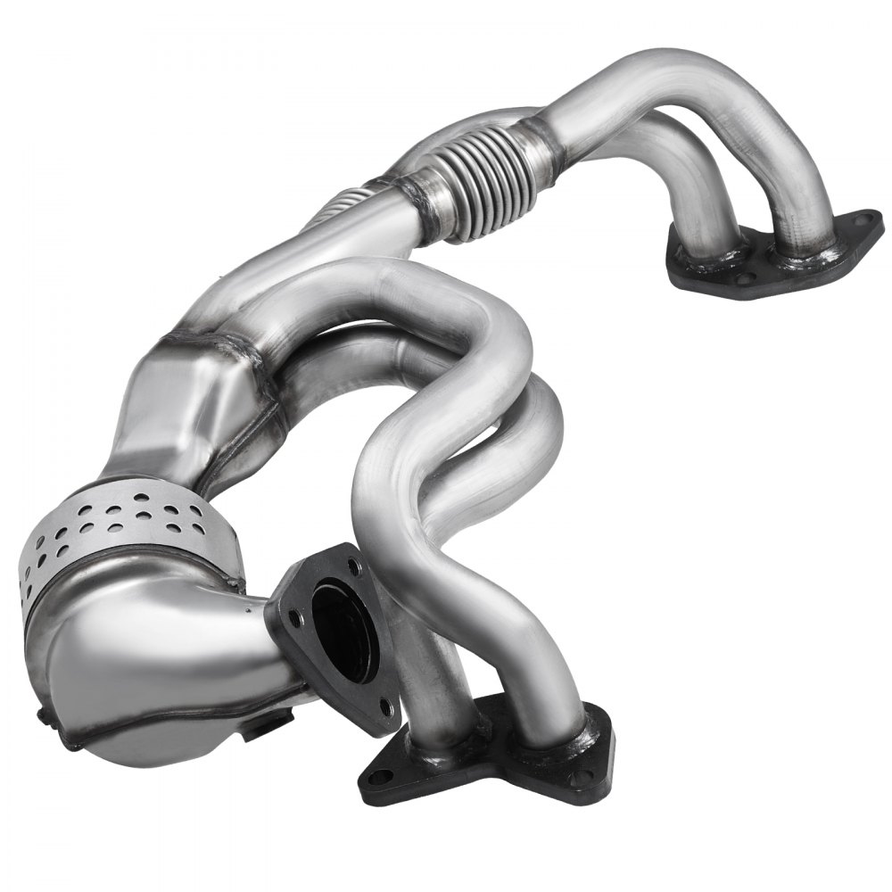 VEVOR Catalytic Converter, Compatible with Subaru Forester Impreza Legacy Outback/ SAAB 9-2X, 2.5L H4, Front, Replacement OE 16564, Stainless Steel High Flow Converter, for Exhaust Gas Purification