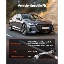 VEVOR Catalytic Converter, Compatible with Chevrolet Equinox/GMC Terrain/Chevy Captiva Sport, 2.4L L4, Front, Replacement OE 16581 16796, Stainless Steel High Flow, for Exhaust Gas Purification