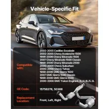 VEVOR Catalytic Converter, Compatible with Cadillac Escalade/Chevy Avalanche Silverado Suburban Tahoe/GMC Sierra Yukon, 4.3L V6, 4.8L/5.3L V8, Front, Left, Right, Replacement OE 15756278, 50366