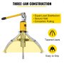 VEVOR 10 Ton Hydraulic Gear Puller Adjustable 3 Jaws Wheel Bearing Pulling Separator 3 in 1 Pump Oil Tube Drawing Machine Wheel Bearing Hub Removal Tool