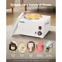 VEVOR Single Wax Warmer, 3000ML 300W Professional Wax Warmer for Hair Removal, 32 ℉ to 248 ℉ Adjustable Electric Waxing Heater Pot with 100PCS Sticks & 50PCS Papers for Home Use, Beauty Salon, Spa