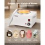 VEVOR Single Wax Warmer 3000ML Wax Warmer for Hair Removal 32-248 ℉ Adjustable