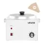 VEVOR Single Pot Wax Warmer, 3000ML 300W Professional Wax Warmer for Hair Removal, 32 ℉ - 212℉ Adjustable Electric Waxing Heater with 100PCS Waxing Sticks for Home Use, Beauty Salon, Spa