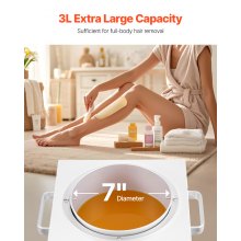 VEVOR Single Pot Wax Warmer 3000ML 300W Professional Wax Warmer for Hair Removal