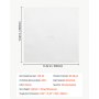 VEVOR 100 Pack Fryer Filter Paper, Replacement Deep Fryer Filter Sheets, for 38/55L Commercial Mobile Machine, Extend Oil Life for Improved Taste, for Restaurant, Kitchen, Burger Shop, 29x29 cm