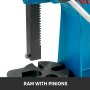 VEVOR Manual Arbor Press 2 Ton, Heavy Duty Arbor Press with 7.1 Inch Maximum Height, Manual Desktop Arbor Press Cast Iron Material, for Riveting Punching Holes