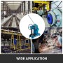 VEVOR Heavy Duty Arbor Press 3 Ton, Ratchet Leverage Arbor Press with Handwheel, Manual Desktop Metal Arbor Press 21.5 Inch Max. Working Height, for Riveting Punching Holes