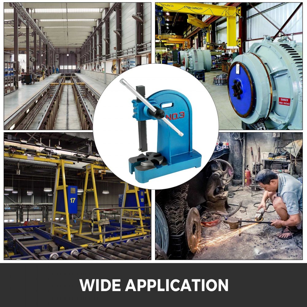 Arbor Press Small Arbor Press 3 Ton Manual Desktop Arbor Press Cast Iron