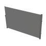 VEVOR retractable side awning in gray showcasing extended side panel setup.