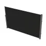 VEVOR retractable side awning with black fabric and aluminum frame.