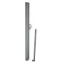 Toldo lateral retráctil VEVOR, 180 x 300 cm, pantalla de privacidad exterior de aluminio, poliéster de 280 g, impermeable, separador de ambientes UV 30+, para patio, jardín y balcón, color negro