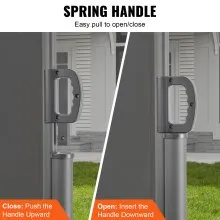 VEVOR Gray Retractable Patio Screen 118 Inch In Length Office Dividers 71Inch In Height Retractable Screen  Partition Wall Outdoor Retractable Gate Retractable Fence Outdoor Screens For Patio Privacy