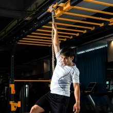 Cuerda de escalada para gimnasio VEVOR de 1" x 100 pies, cuerda de entrenamiento de fuerza para ejercicios en casa