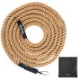 Corde d'escalade de gym VEVOR 1,5"x20FT Corde d'entraînement de musculation pour exercices à domicile