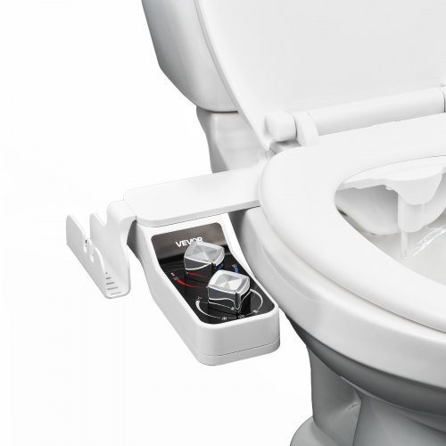 VEVOR Non-Electric Bidet Attachment For Toilet - Dual Nozzles, Adjustable Water Pressure