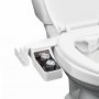 VEVOR Bidet Attachment for Toilet, Hot & Cold Non-Electric Water Sprayer - Dual Retractable Nozzles, Adjustable Water Pressure, 0.3’’ Ultra Thin Bidet Toilet Seat Attachment for Rear and Feminine Wash