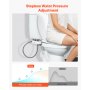 Bidet Attachment for Toilet Non-Electric Dual Nozzles Adjustable Pressure
